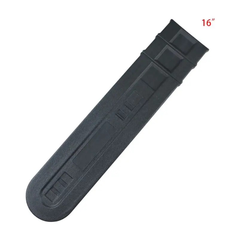 Black 40.6cm 12/16/20/24in бензопилы бар Защитная крышка ножны протектор Универсальный Руководство 95AA - Цвет: Black 40.6cm