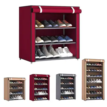 

4/5/6/8/10 Layers Dustproof Shoes Rack Non-Woven Fabric Shoe Stands Organizer Closet Home Shoes Storage Holder Shelf Cabinet