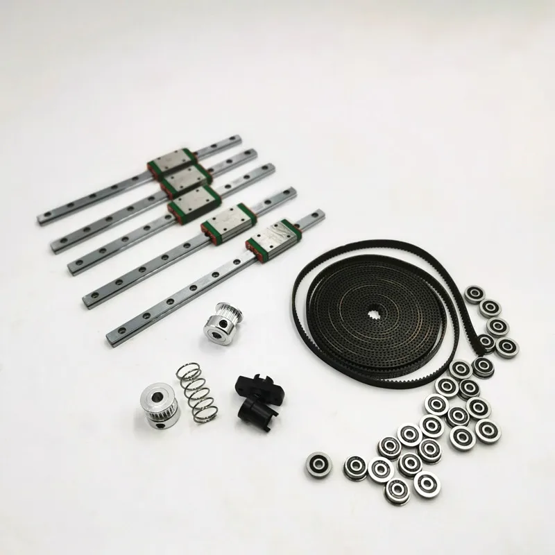 

Funssor Voron0.1 ворота для установки движения GT2 LL-2GT RF открытая лента 2GT шкив фотоподшипник Hiwin MGN7H линейная рельса T8 Фланцевая гайка