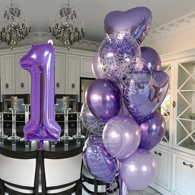 Ballons Numérotés Pour Anniversaire De Garçon, Décoration De Fête Pour  Enfants, Violet, 32 Pouces, 1 An, 2 Ans, 3 Ans, 5 Ans, 6 Ans, 8/9 Ans, 12  Pièces - Ballons Et Accessoires - AliExpress