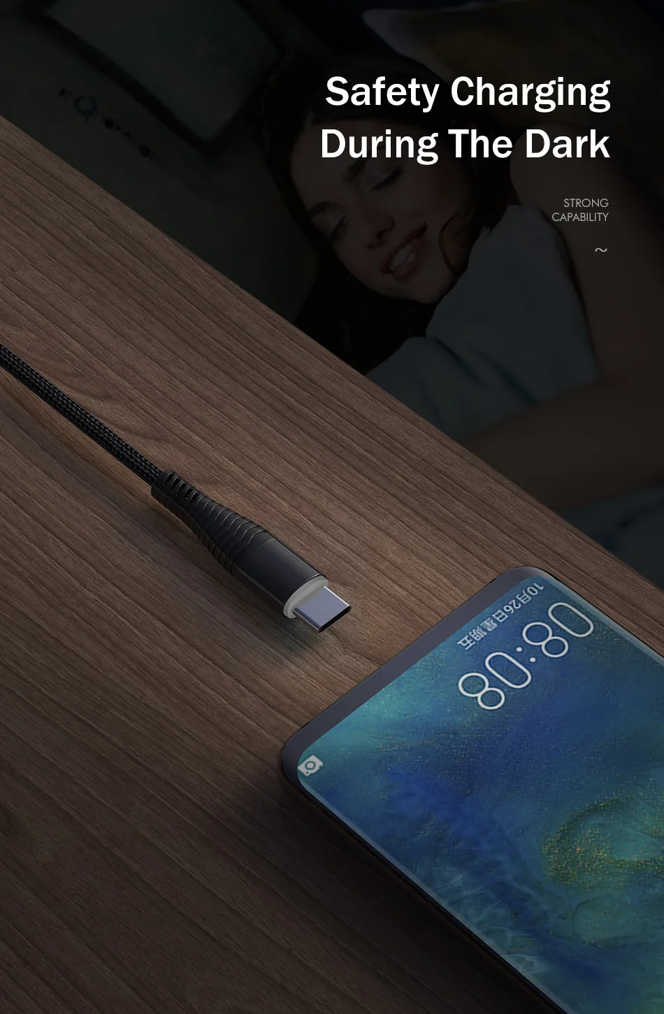 USB Type C Cable 3A Fast Charging cable Type-c Data