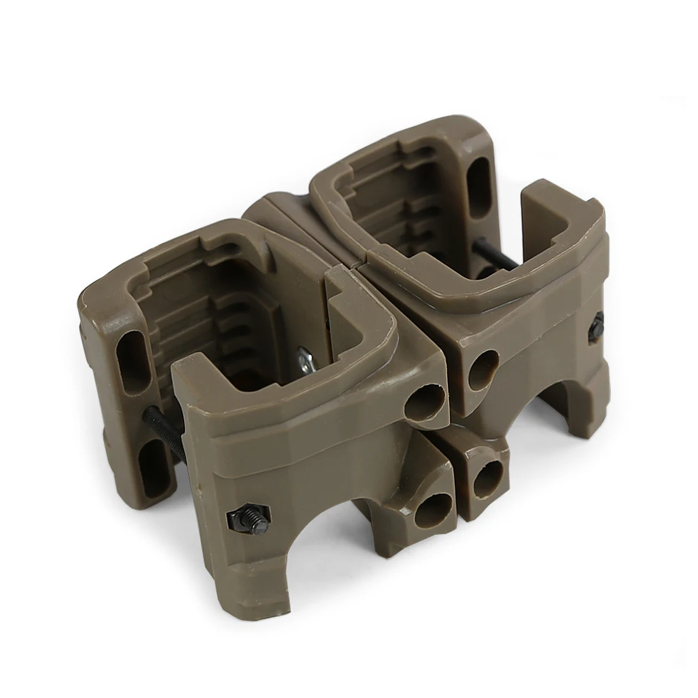 Tactical Gun Rifle Dual Magazine Coupler for MP7 Clip Connector Airsoft Military Mag Clamp Parallel Link Speed Loader