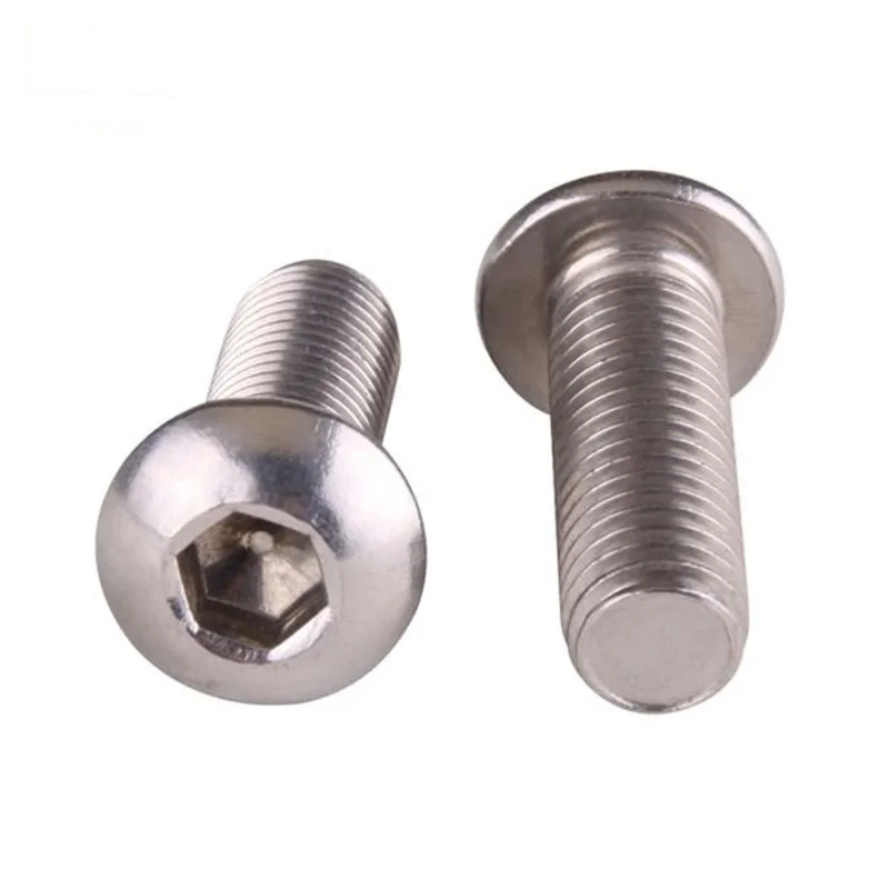 

M3 DIN EN ISO7380 Hexagon Socket Pan Head Screw Socket Cap Screws Hex Tornillos Parafuso Allen Bolt Schroeven 304 Steel Tornillo