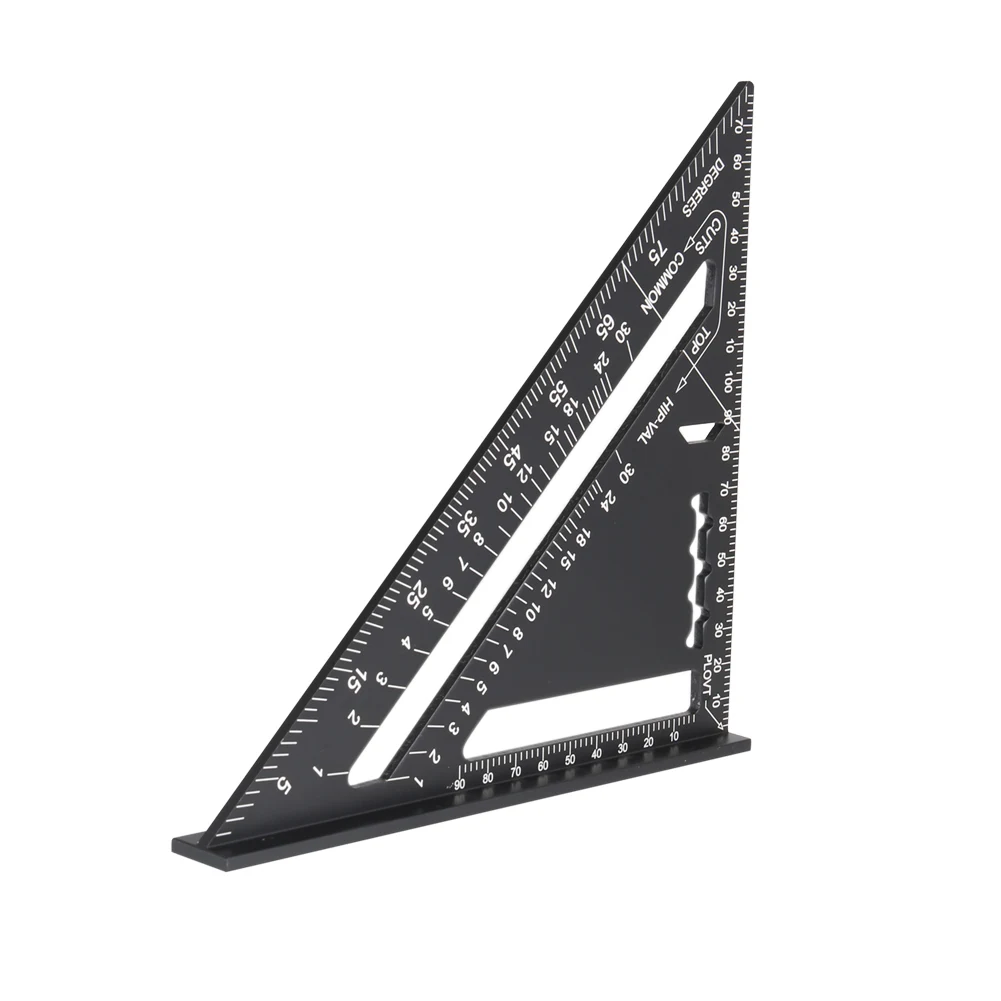 알루미늄 눈금자 목수 사각형 7 인치 측정 레이아웃 도구 일일 교육 NK-쇼핑