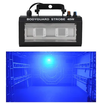 

LEDs Strobe Flash Light Portable 40W/60W RGB Strobe Speed Adjustable for Stage Disco Bar Party Club
