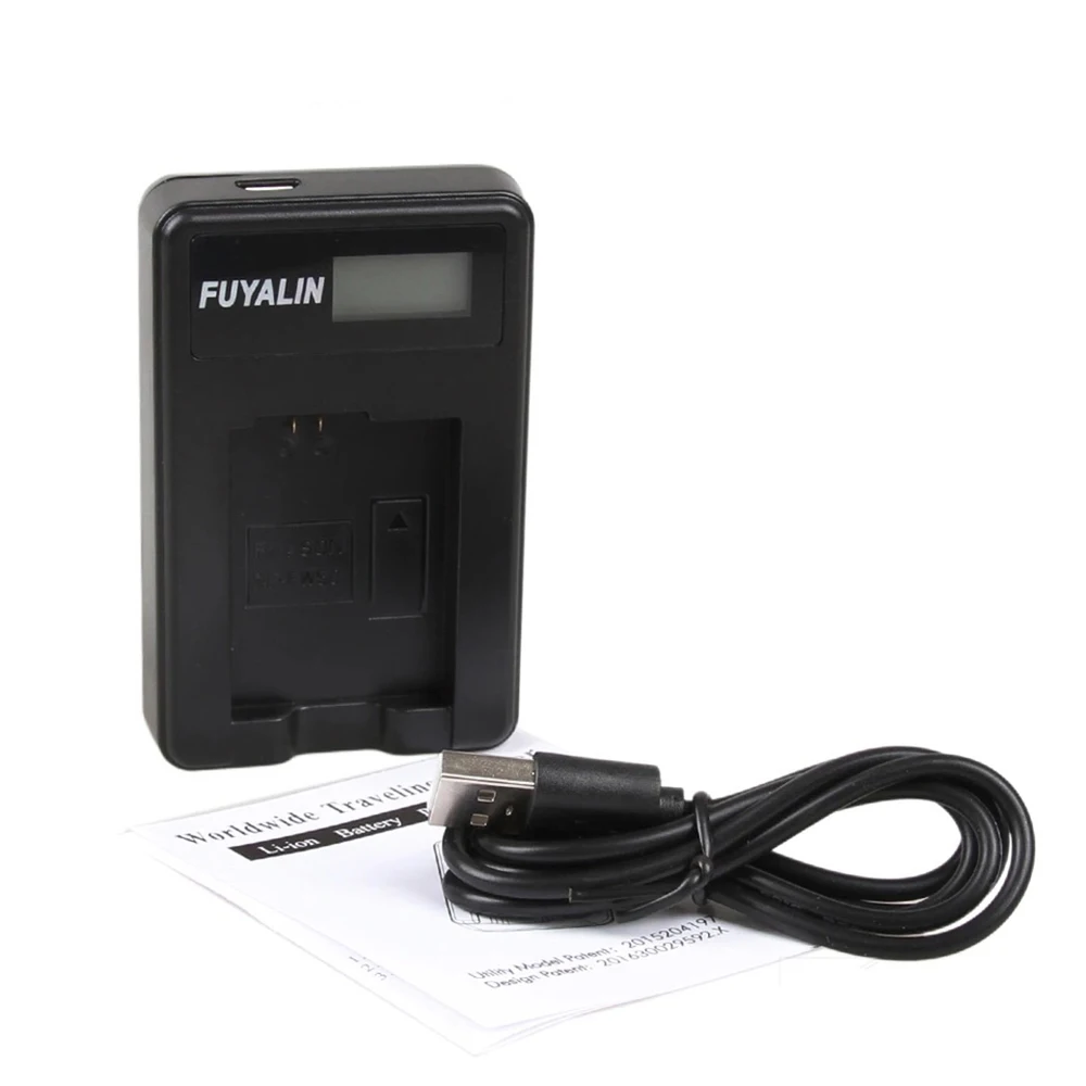 Зарядное устройство USB с ЖК-дисплеем для Nikon Coolpix S32 S33 S100 S5200 S3300 S3400 S6400 S7000 S6900 S6800 S4100