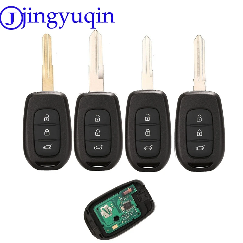 Дистанционный ключ jingyuqin 3 кнопки 434 МГц с чипом 4A PCF7961M для Renault Sandero Dacia Logan