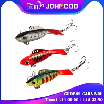 LOW PRICE ❤️ JOHNCOO Balancer Ice Fishing Lure 12g 18g 28.5g Sinking Vibration Winter Fishing Lure Hard Plastic Artificial VIB Lead Jigging - discount item 30% OFF Sports & Entertainment
