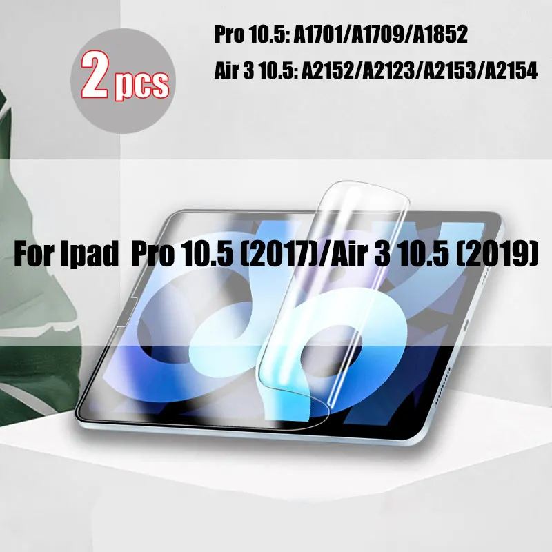 adjustable tablet holder 2pcs Hydrogel Film For Ipad Pro 11 12.9 10.2 10.5 9.7 2021 Screen Protector For Ipad Air Mini 5 4 2 3 8th 7th Gen 2020 No Glass tablet pillow pad Tablet Accessories