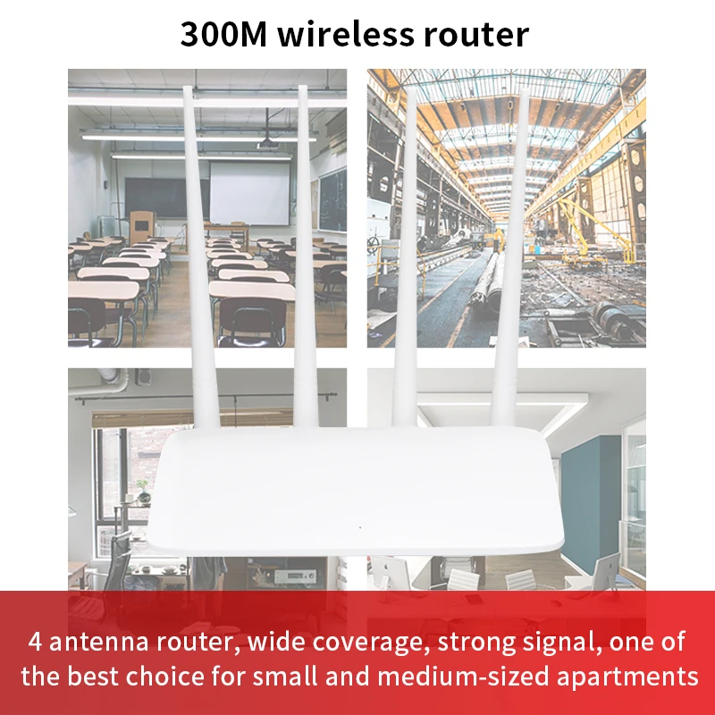 Wi Fi роутер GF6 300 Мбит/с 802.11b/g/n 1WAN + 3LAN порты|Беспроводные роутеры| |