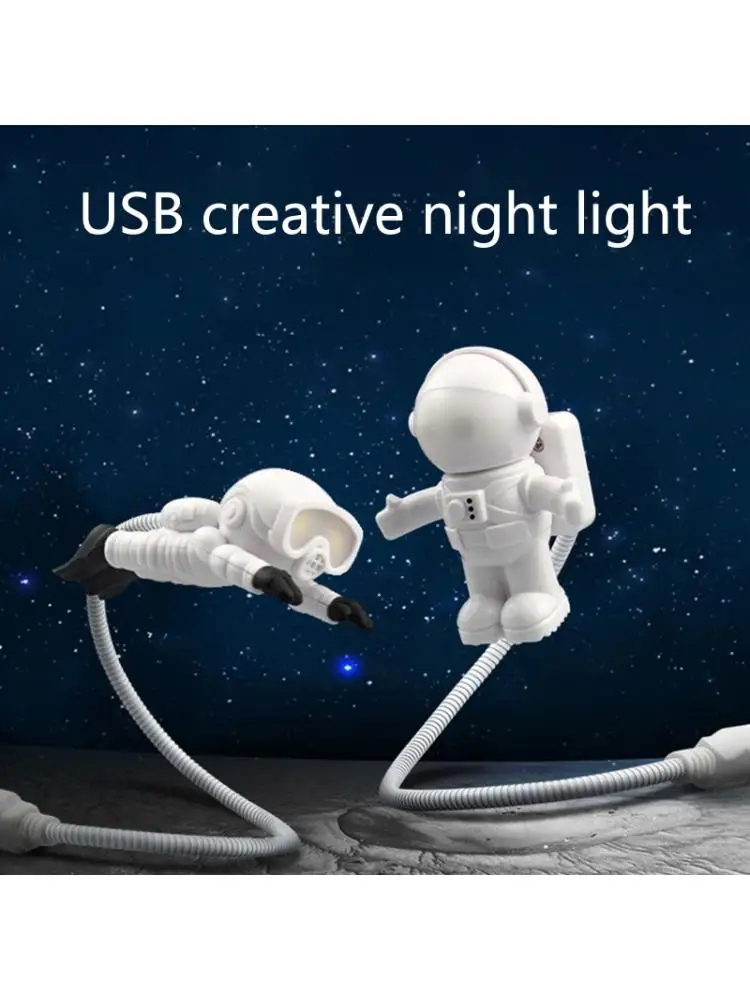 Креативный ныряльщик Usb Ночной светильник с клавиатурой светодиодный игрушка