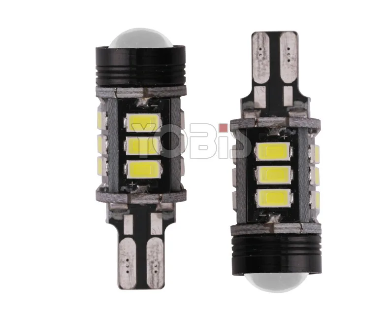 Автомобильный светодиодный резервный светильник W16W T15SMD 5630 5730 Черная передняя резервная лампа