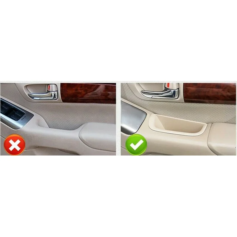 Пластиковый ящик для хранения для Toyota Land Cruiser Prado FJ120 2003-2009 Автомобильный Внутренний дверной держатель ABS