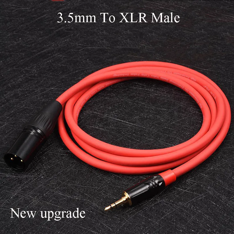 Аудиокабель с разъемом 3 5 мм и штекером 1/8 дюйма на гнездо XLR 3P Кабель адаптер