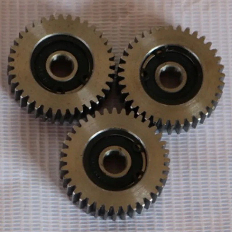 Motor Gear Transmission Gear Electric Bike Gear 3 Pieces Gear Diameter 38 Mm 36 Tooth steel gear Thickness 12 Mm Electric Vehicle Steel Gear gee Pressure Angle