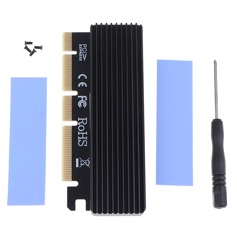 1 шт. M.2 NVMe SSD адаптер M2 Для PCIE 3,0X16 контроллер карты M ключ интерфейсная карта