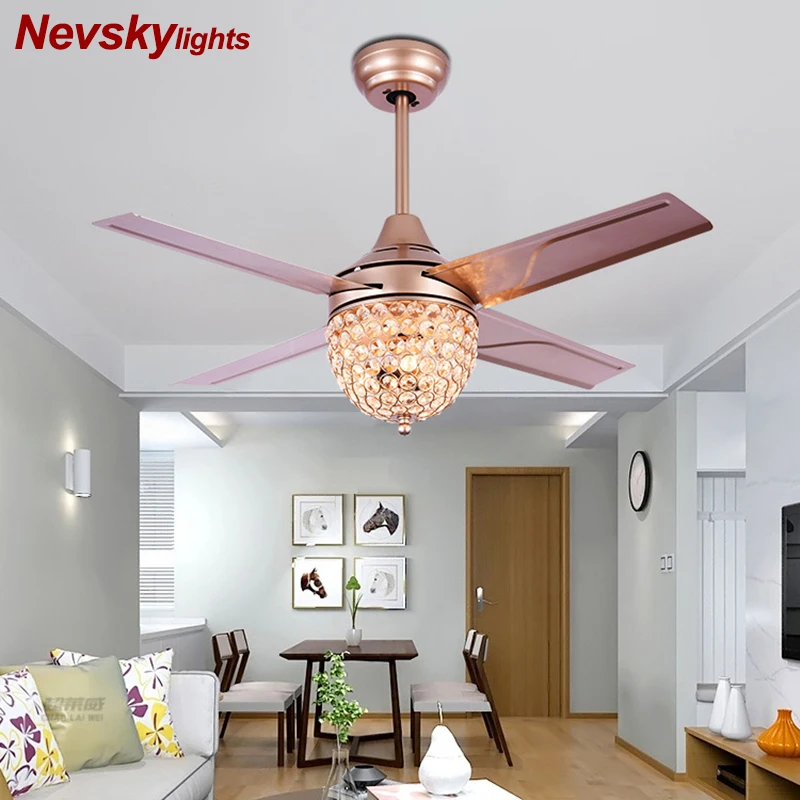 

Crystal Village ceiling fans 220v minimalist dining room living room ceiling fan with for Living Room Dinning ventiladores de te