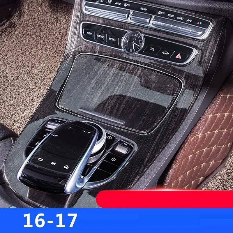Автомобильная Модифицированная хромированная Автомобильная панель управления, аксессуары для стайлинга автомобиля, украшение 16 17 18 для Mercedes Benz E Class - Название цвета: MODEL I