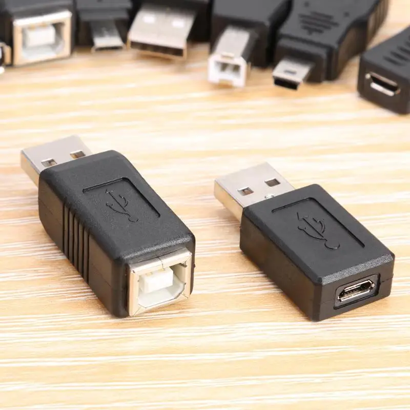 16 шт. мини-usb Micro USB USB2.0 тип-b Мужской Женский OTG конвертер Разъем Plug and Play без программного обеспечения драйвера