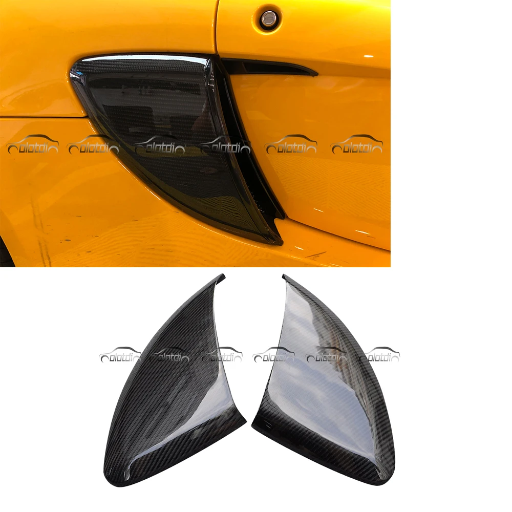 

Car Styling Real Carbon Fiber C-pillar Side Intake Vent Fins Splitter for Lotus Exige S 2015 up