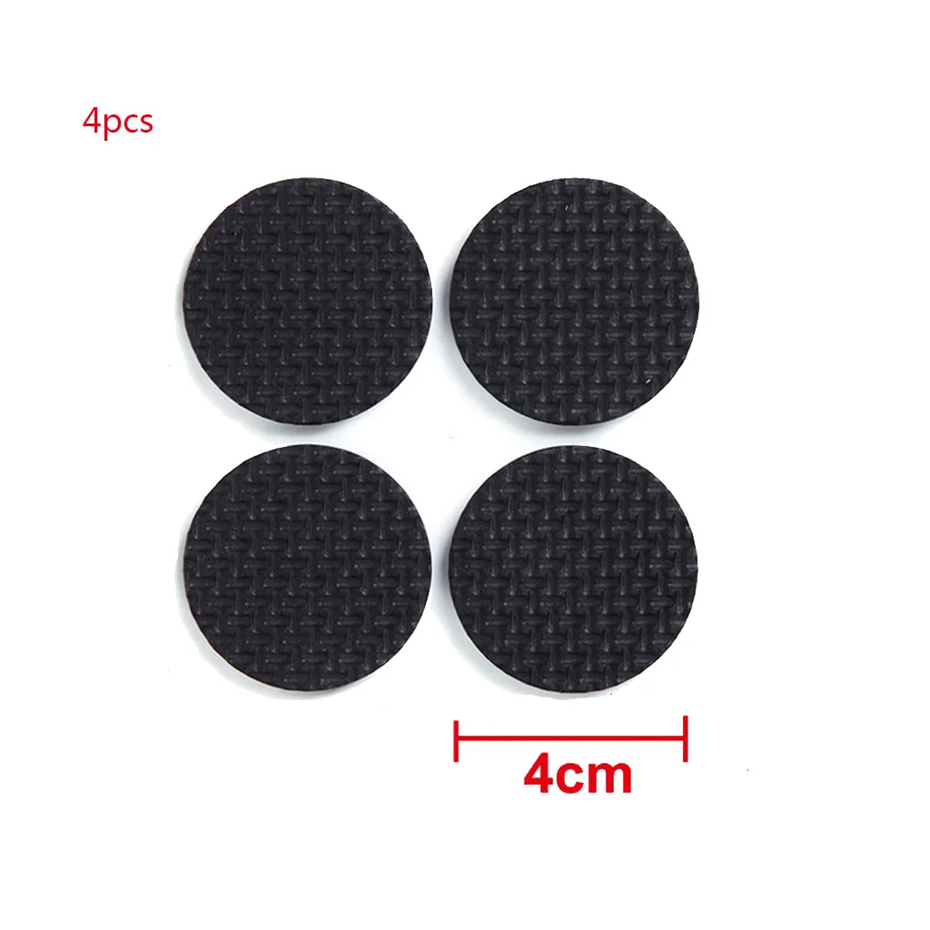 4pcs 4cm Diameter Разнообразный выбор резиновых подушек для ног стула защита для пола для мебели ножка столика у дивана противоскользящие напольные прокладки покрытия для ног - Цвет: 4pcs 4cm Diameter