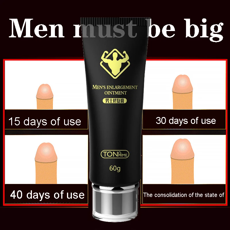 Увеличивающий мужской t-крем для пениса
