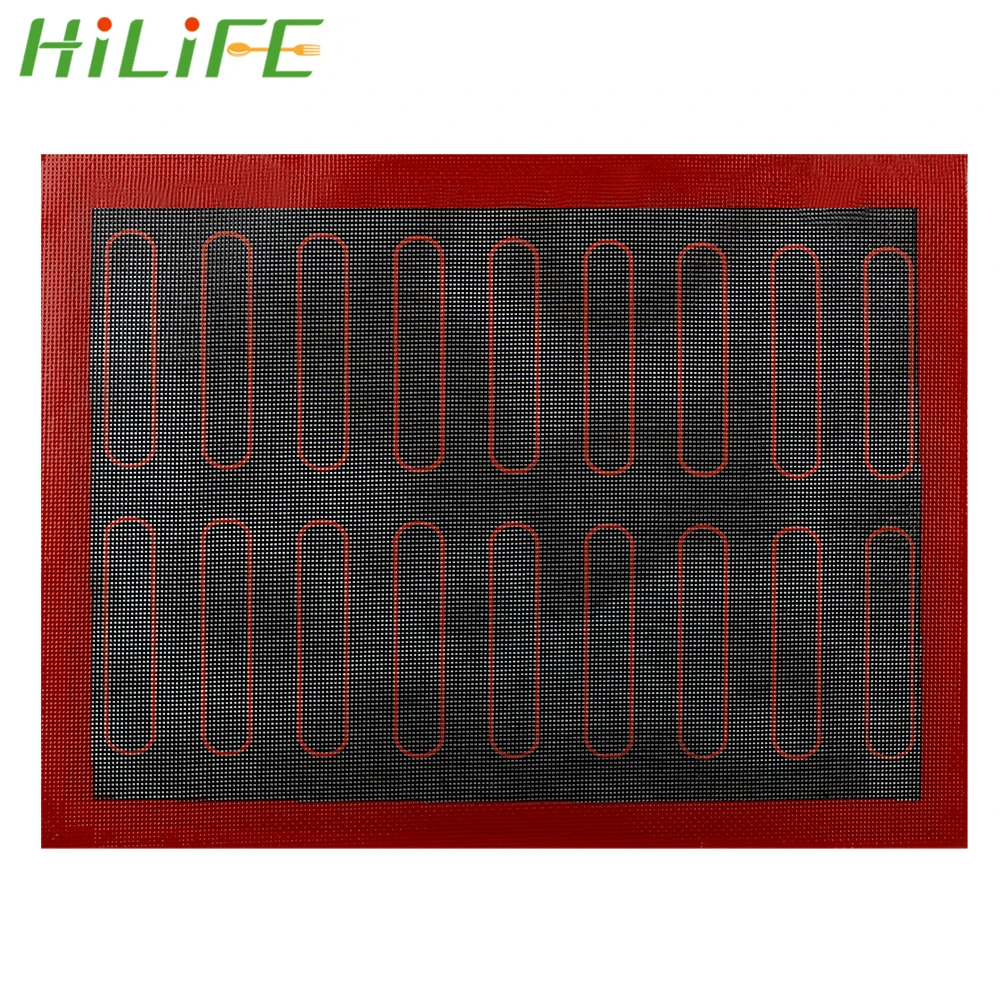 HILIFE антипригарный коврик для выпечки 40*30 см силиконовый духовки лист лайнер
