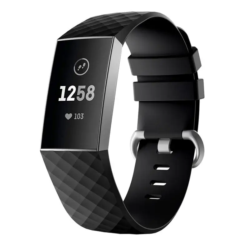 

TWISTER.CK Watch Bands Compatible with for Fitbit Charge 3/ for Fitbit Charge 4 Waterproof Replacement Watch Strap Wristband