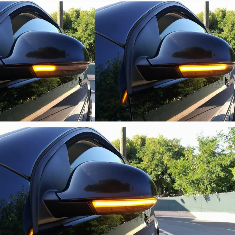 

For VW GOLF 5 GTI V MK5 Jetta Passat B5.5 B6 Sharan Superb EOS Dynamic LED Turn Signal Light Side Wing Mirror Indicator
