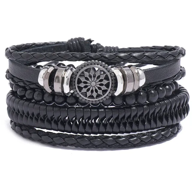 Ebuka 4pcs/ set Adjustable Leather Bracelets - Image 6