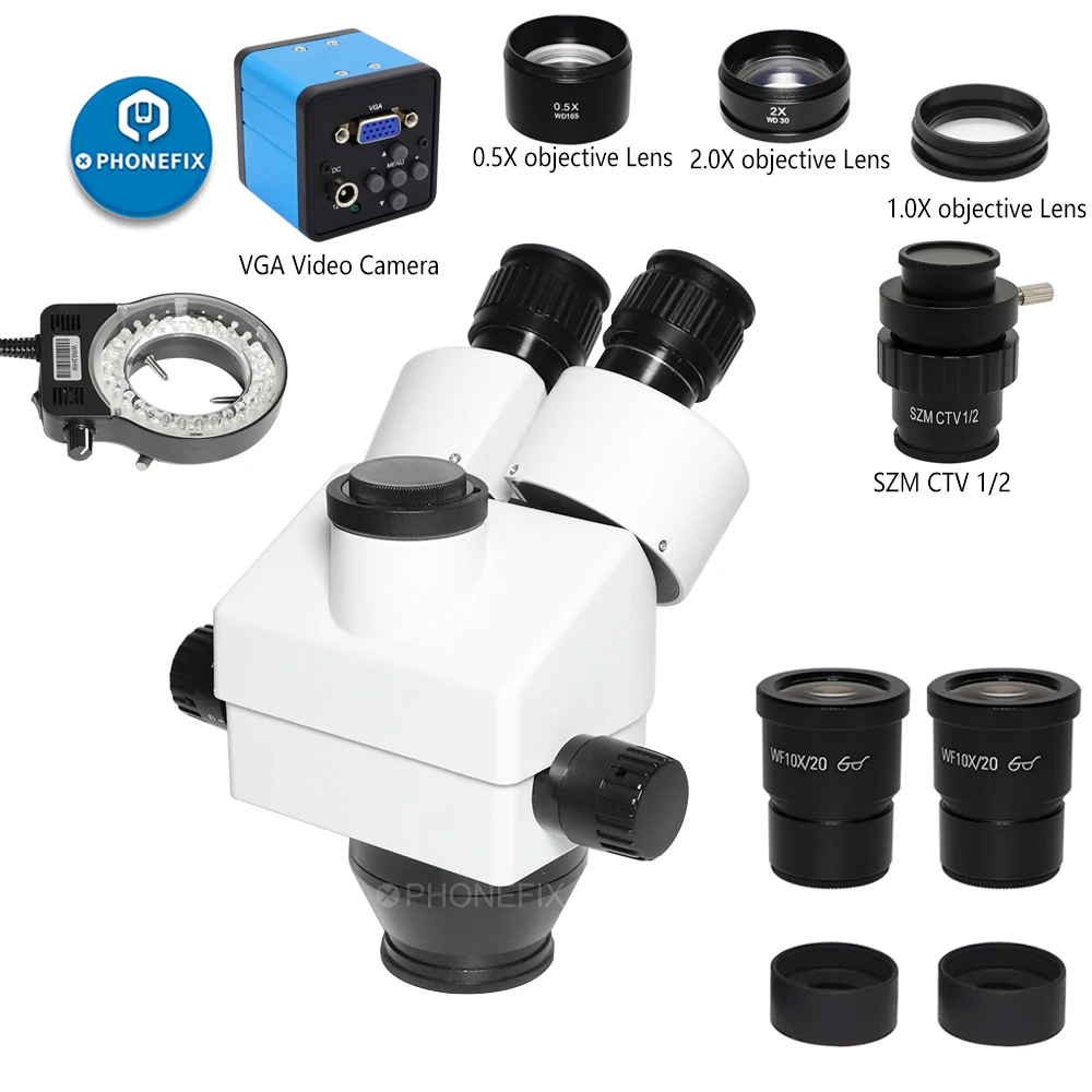 Stereo Microscope Auxiliary for School SZM Video Objective Lens Stereo Microscope Auxiliary for School SZM Video Objective Lens