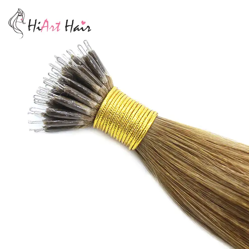 Hiart 1g Pc Nano Ring Hair Extension In Human Remy Hair Micro Bead