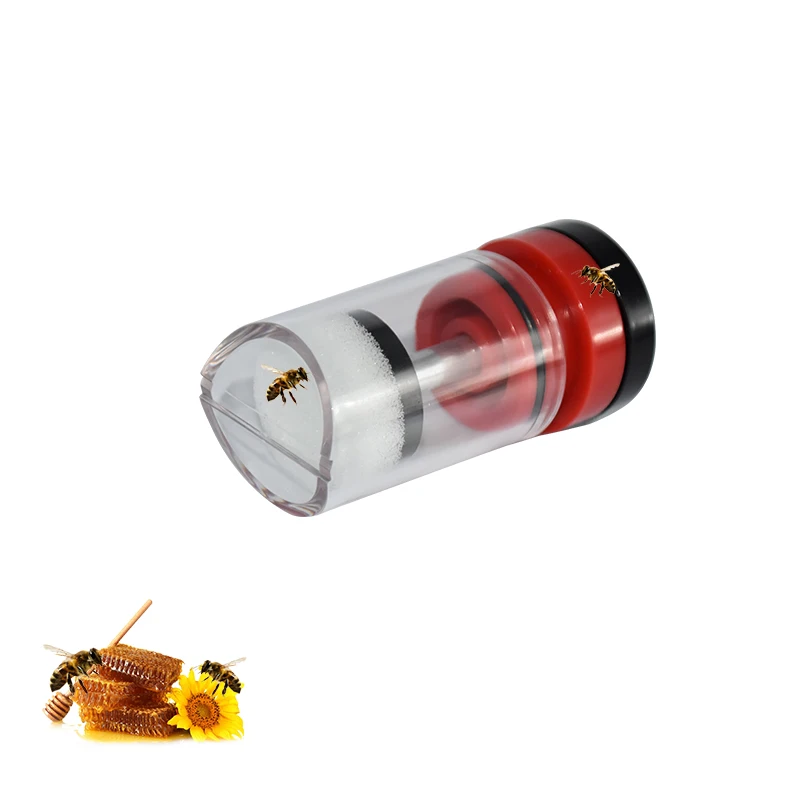 

Garden Beekeeper Queen Bee Catcher Bee Queen Marking Catcher Plastic One Handed Marker Bottle Rotary push marker for bees