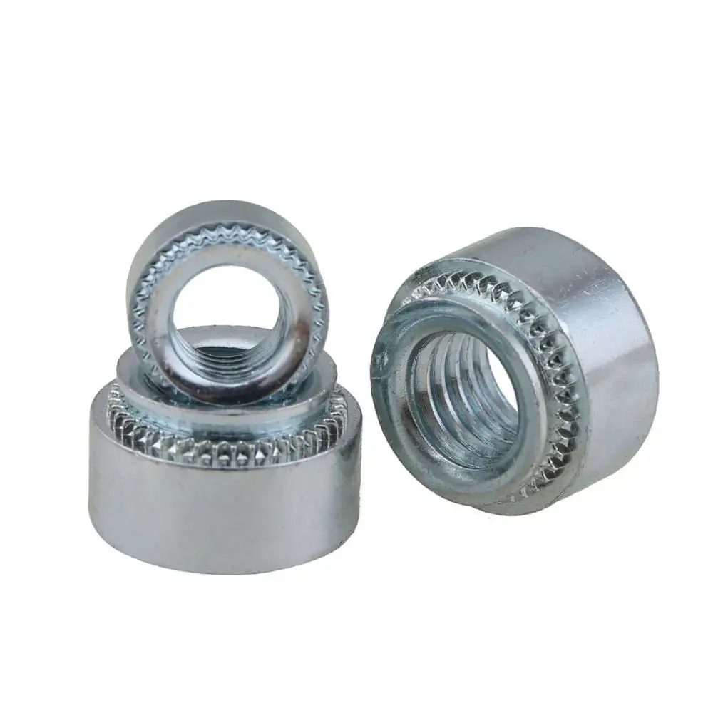 20PCS Zinc Pressure riveting Nut M2 M3 M4 M5 M6 M8 Carbon Steel Plate Nuts Fastener | Обустройство дома