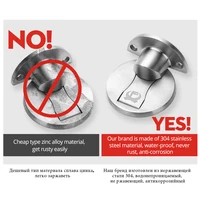 KAK ประตูแม่เหล็ก 304 สแตนเลสสตีลประตูซ่อนผู้ถือประตูจับชั้นเล็บ Doorstop เฟอร์นิเจอร์ฮาร์ดแวร์ 4