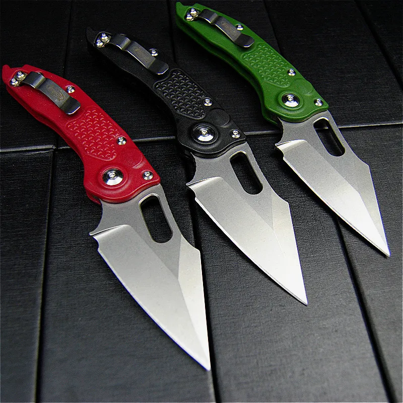 USA m390(cryogenic treatment)60HRC folding knife TC4 titanium alloy camping folding knife CNC precision carving hunting knife