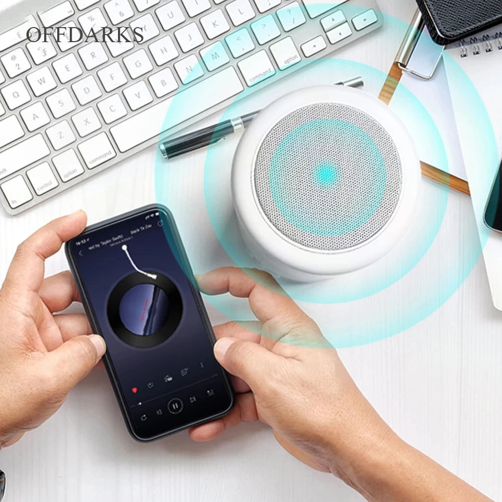 Умный bluetooth динамик OFFDARKS светодиодный Ночной светильник с сенсорным управлением