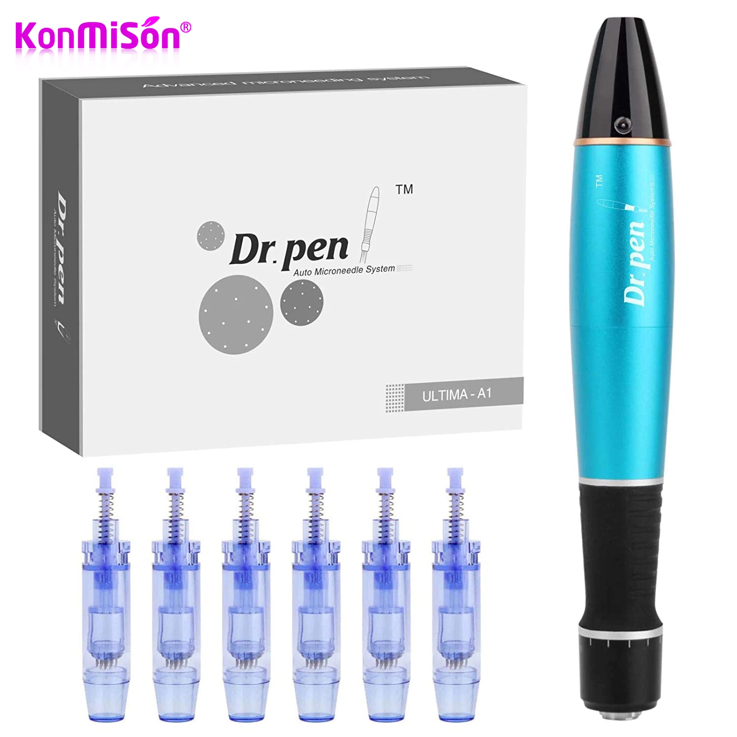 Penna Elettrica Derma A1 Dr.Pen Ultima A1 - W Wireless Dermapen Cartuccia Micro Ago Professionale Microneedling Microblading