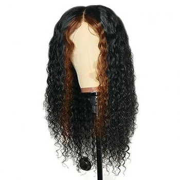 

13x6 Deep part Lace Front Human Hair Wigs Blonde Highlight Curly Custom Lace Front Wigs Human Hair Pre-Plucked Hairline