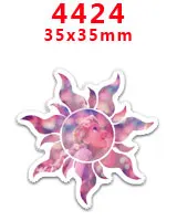 4424 30 шт мультяшный персонаж плоское украшение из смолы PR 30725 - Цвет: 4424
