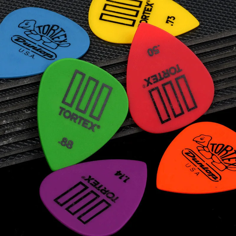 Dunlop  Pick. 462R TORTEX material matte non-slip acoustic/electric guitar picks. Thickness: 0.5/0.6/0.73/0.88/1.00/1.14/1.35mm.