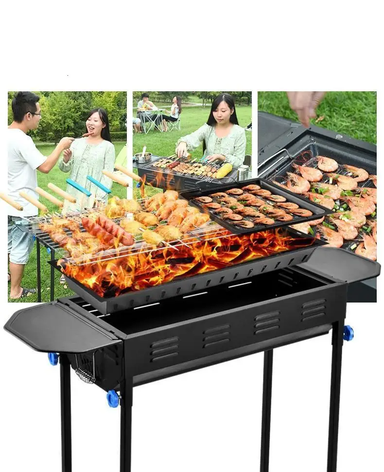 Griglia решетка гриль Asador гриль Parrilla Портативный Кемпинг De Carbon barbacoa чурраскира барбекю для наружного барбекю гриль