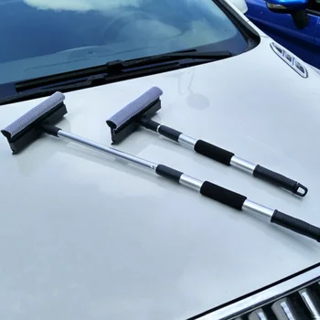 

Universal Auto Car Magic Window Windshield Car Ice Scraper Shaped Windshield Squeegee Rubber and Sponge Cleaning Tool