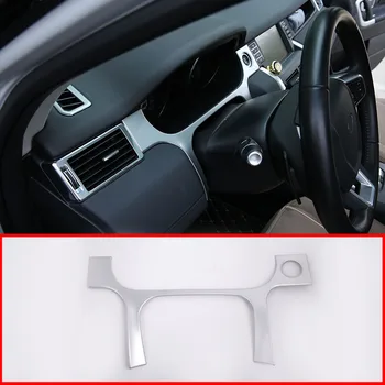 

For Land Rover Discovery Sport 2015-2016 LHD Car Accessories ABS Chrome Car Dashboard Decoration Frame Cover Trim