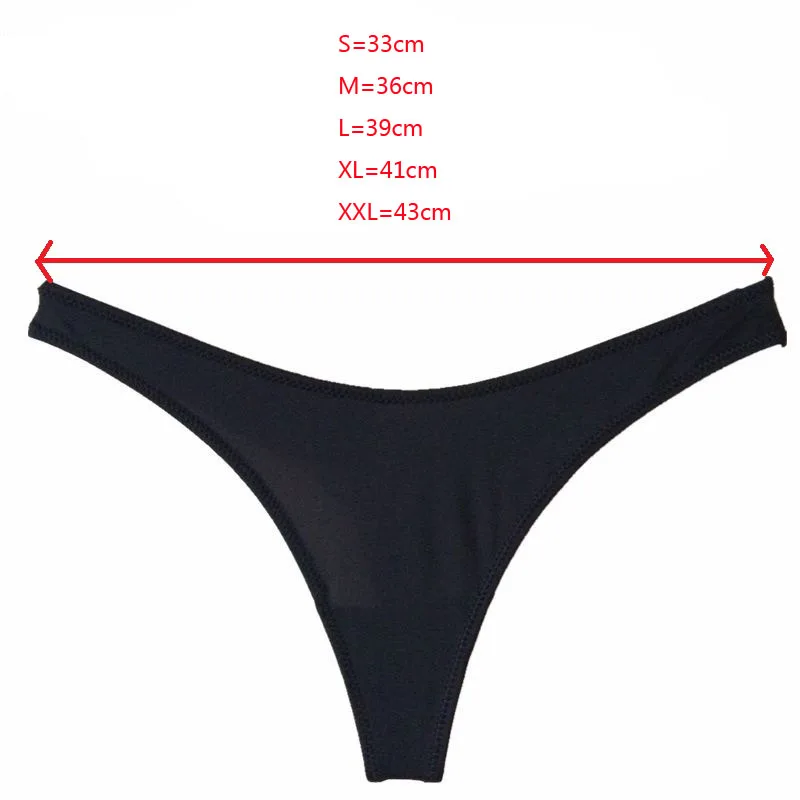 Brazilian Cheeky Bottom Thong V Swimsuit Bottom Bikini T-Back Swimwear Swim Shorts Beach Pants Hipster Briefs Thong Underwear