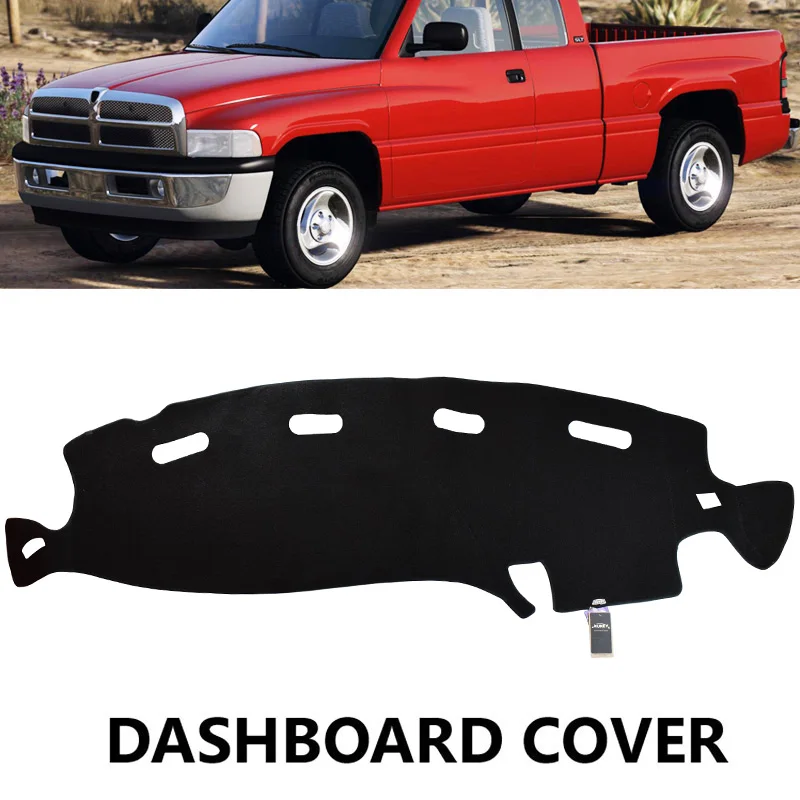 Custom Fit Dashboard Protector Big Ant Dashboard Cover for Dodge Ram 1500 2500 3500 2002-2005 Black Carpet Dash Cover Mat Reduces Glare Eliminates Cracking Easy Installation