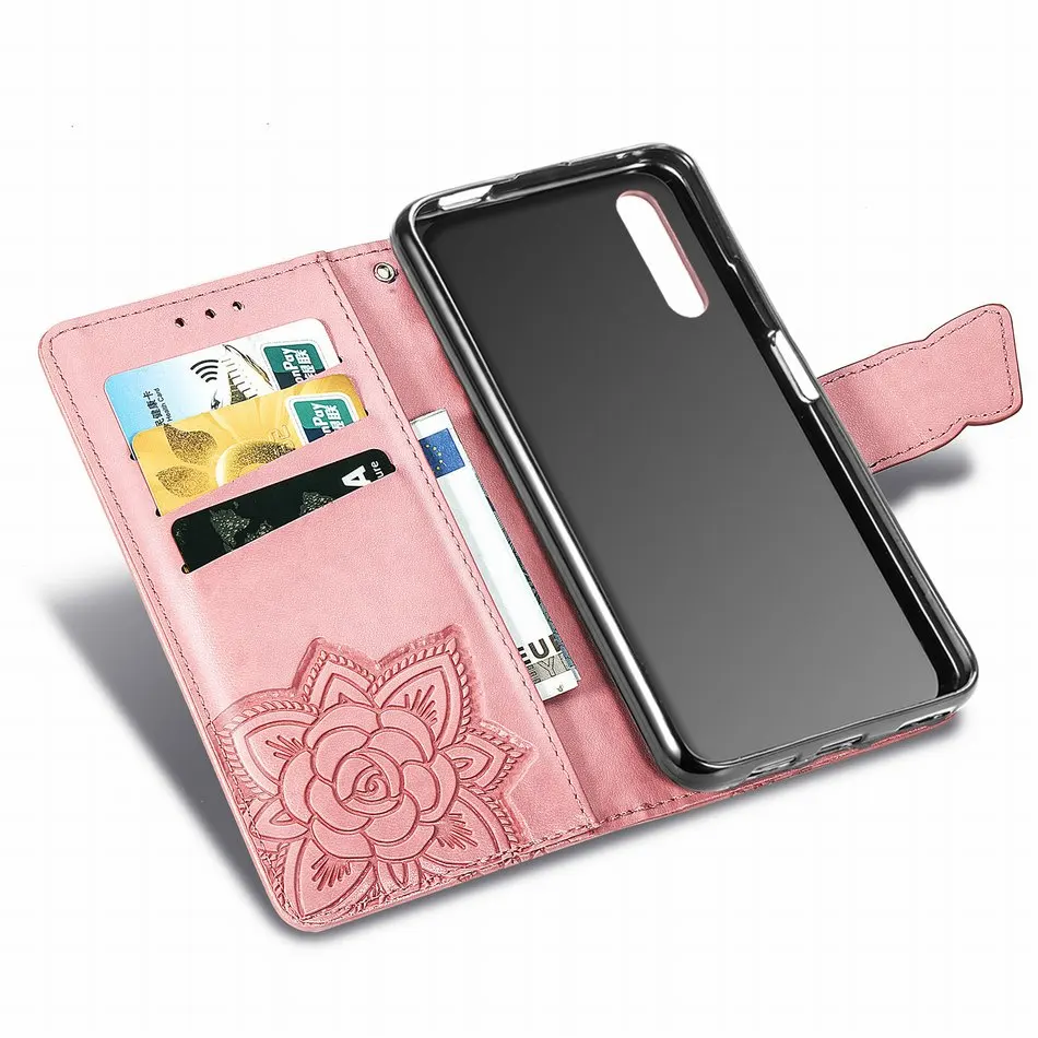 Чехол для телефона в стиле ретро с бабочкой для huawei P Smart Z Plus P30 Pro P20 Lite, романтичный чехол для телефона 30 20 10 Lite, кожаный чехол DP05F