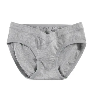 

Pregnant women's underwear abdomen supporting cotton breathable shorts before and after childbirth large size combed cotton low