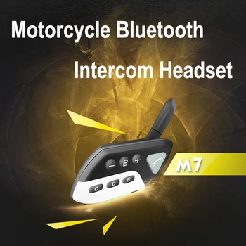 

800M Motorcycle Intercom Communicator Bluetooth Helmet Earphone Headsets Bluetooth Motorcycle Helmet Intercom Interphone FM