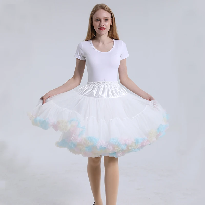 Net Underskirt Swing Dress Wedding Rockabilly Tutu Skirt Petticoat Party Prom 
